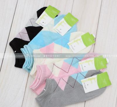 新品夏季薄款女襪襪潮竹纖維女襪休閑透氣抗菌外貿女襪批發