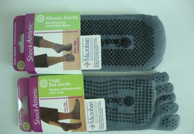 【廠家專業(yè)生產(chǎn)點塑瑜伽襪 LOGO無指/趾瑜伽襪子 全棉五趾襪】價格_廠家_圖片 -